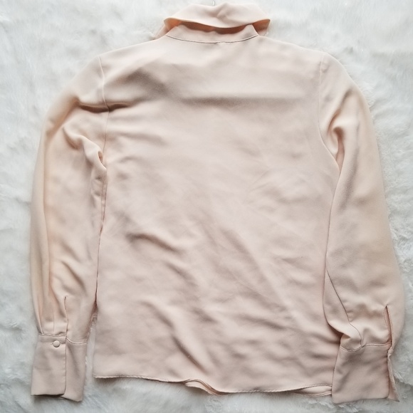 Forever 21 Contemporary Pink Tie Blouse - Picture 2 of 4